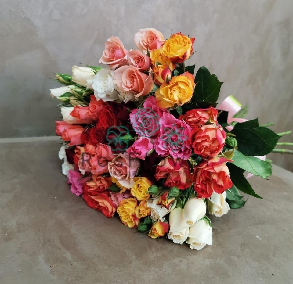 Букет цветов из: Розы в Поповскую