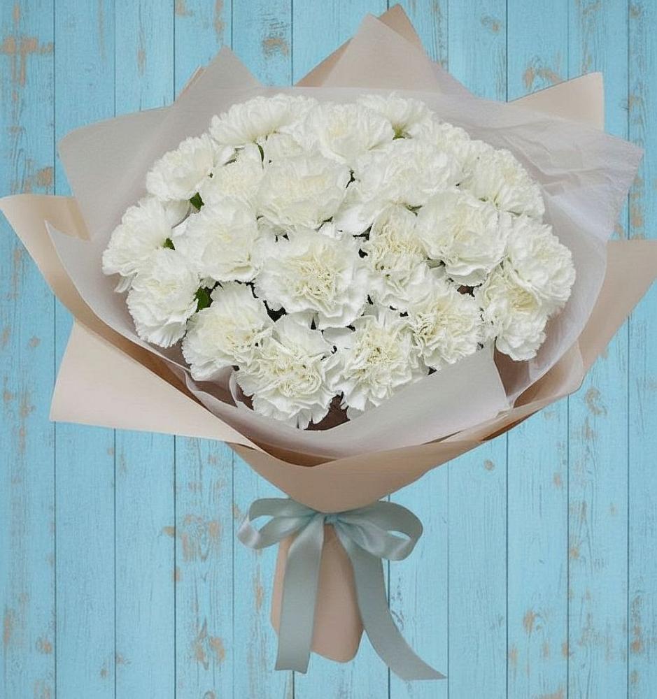 Букет цветов из: Гвоздики в Поповскую