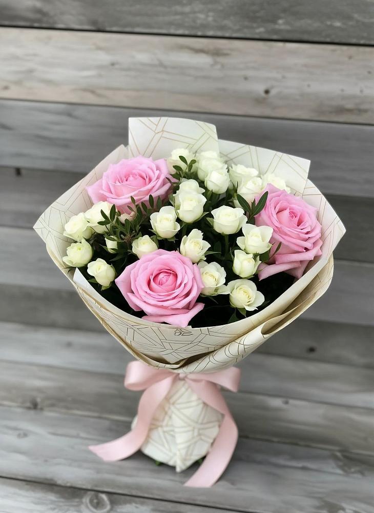 Букет цветов из: Розы в Поповскую