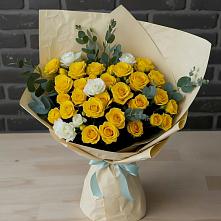 Букет цветов из:  Розы в Поповскую