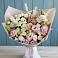 Букет цветов из: Альстромерии и Розы в Поповскую