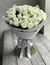 Букет 35 Белых роз #REPLACE_PRED# Поповскую