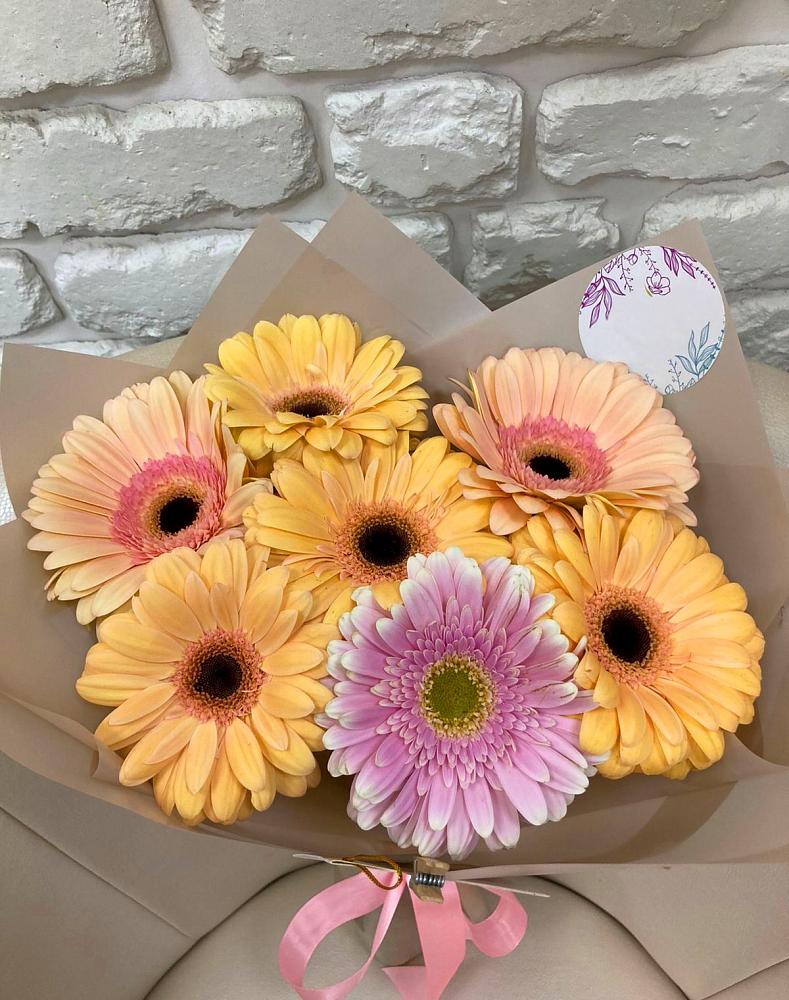 Букет цветов из: Герберы в Поповскую
