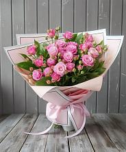 Букет Розовый кустик в Поповскую