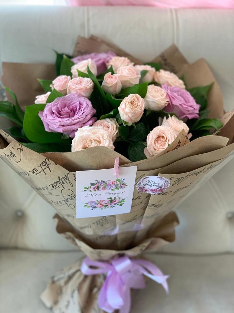 Букет цветов из: Розы в Поповскую