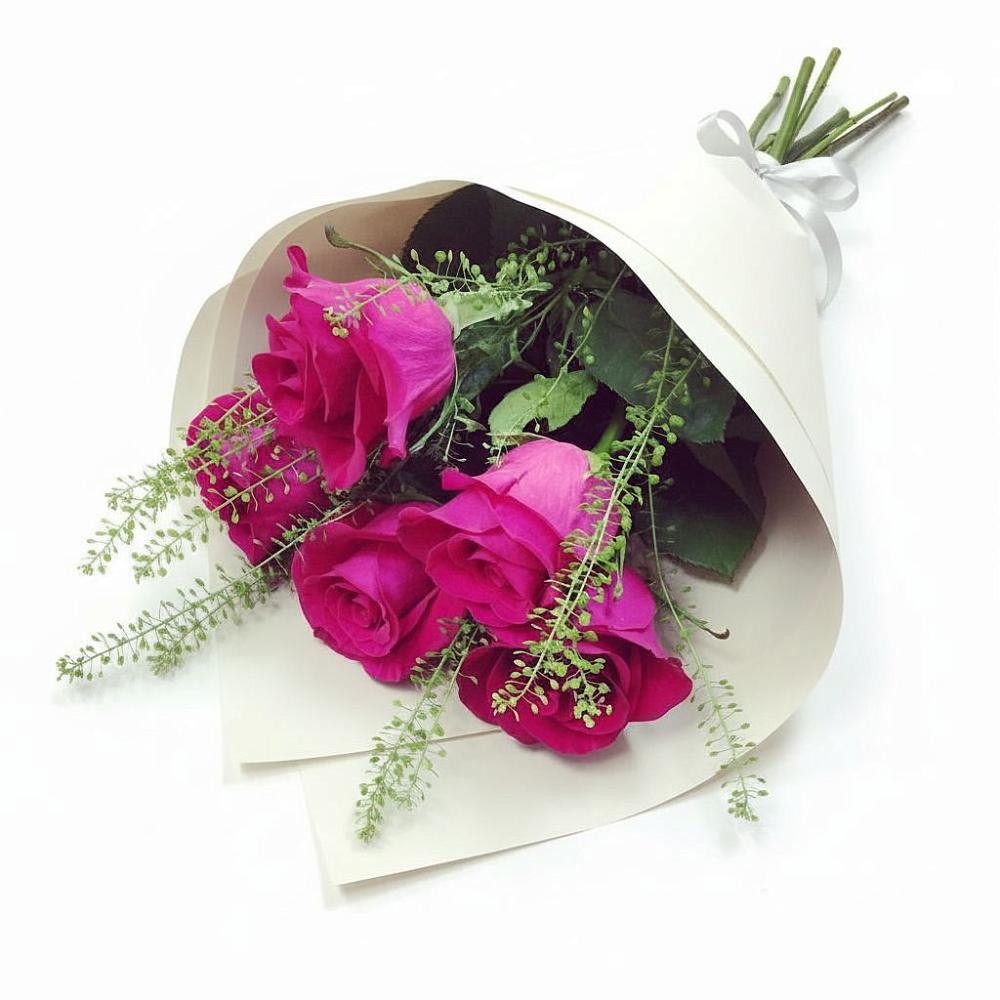 Букет цветов из: Розы в Поповскую