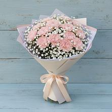 Букет цветов из:  Гвоздики в Поповскую