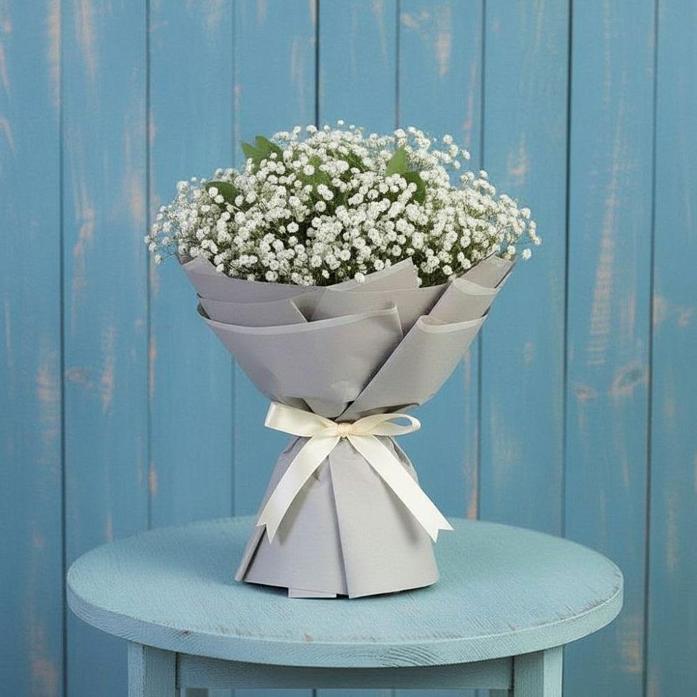 Букет цветов из: Гипсофила в Поповскую