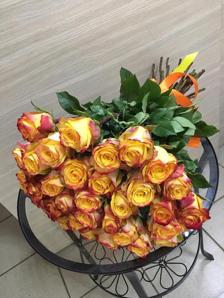 Букет Желтые розы в Поповскую