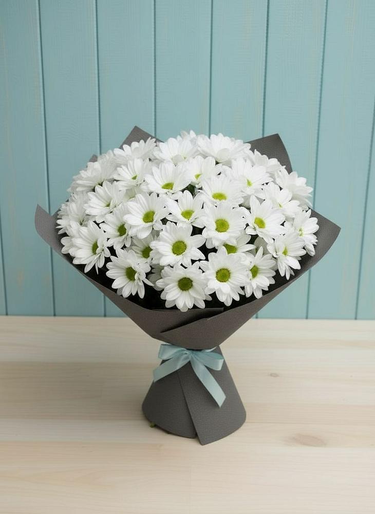 Букет цветов из: Хризантемы в Поповскую