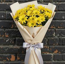 Букет цветов из:  Хризантемы #REPLACE_PRED# Поповскую