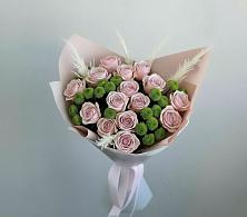 Букет цветов из:  Розы и Хризантемы в Поповскую
