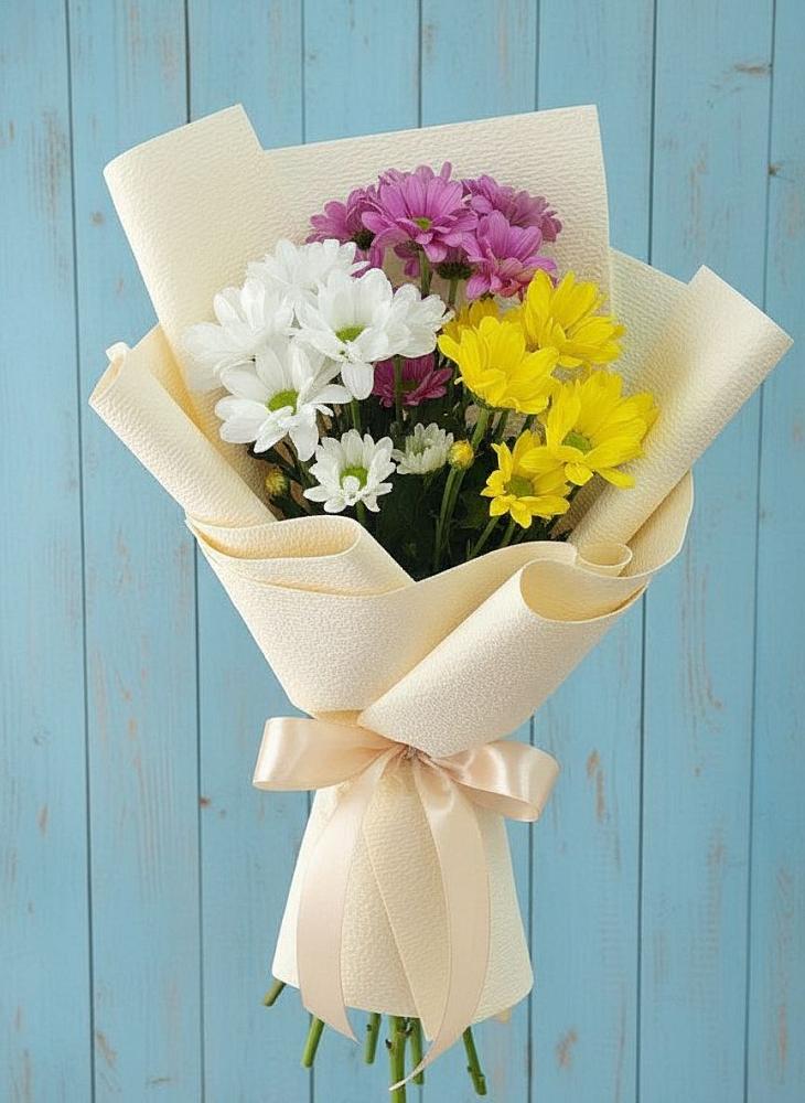 Букет цветов из: Хризантемы в Поповскую