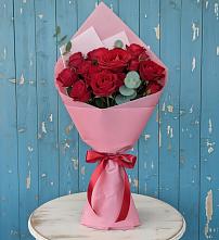 Букет цветов из:  Розы в Поповскую