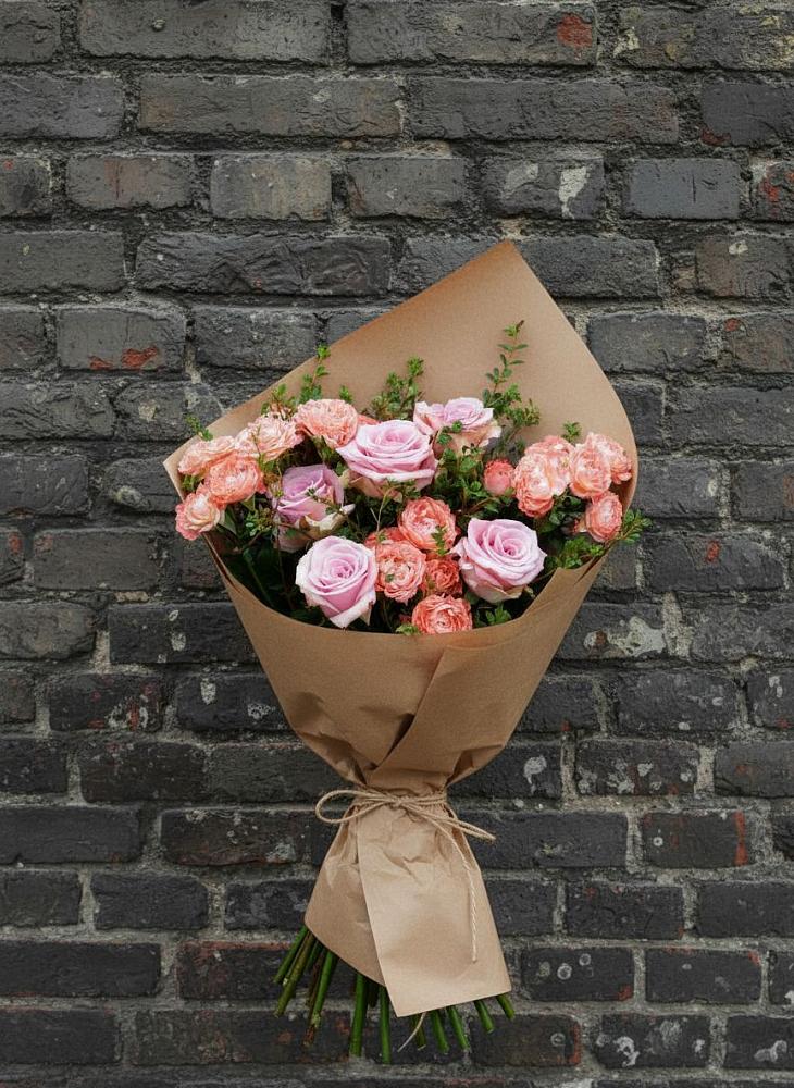 Букет цветов из: Розы в Поповскую