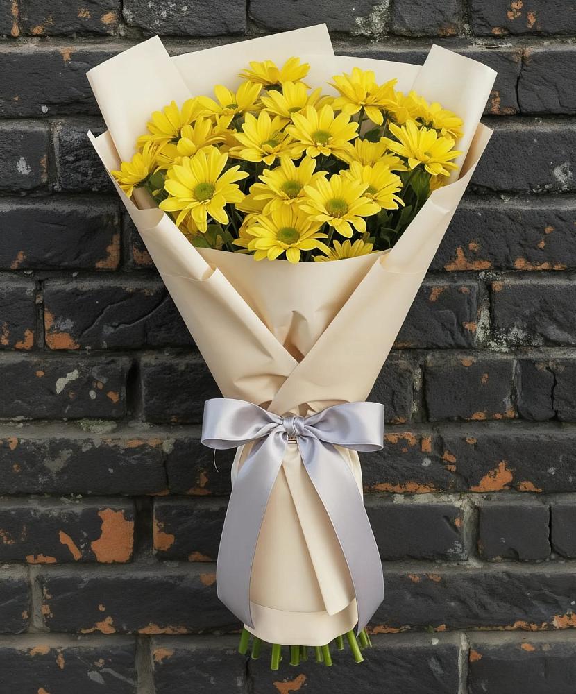 Букет цветов из: Хризантемы в Поповскую