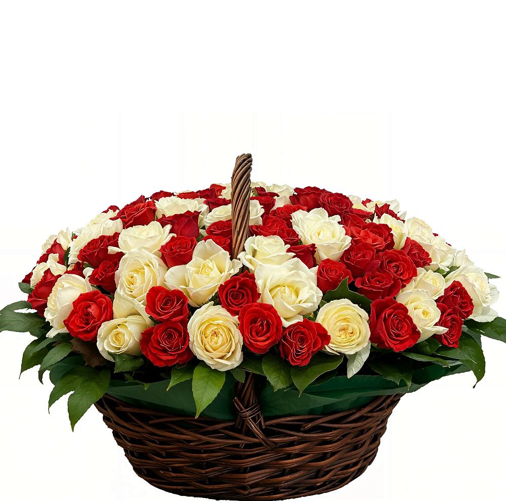 Премиум букет из: Розы в Поповскую