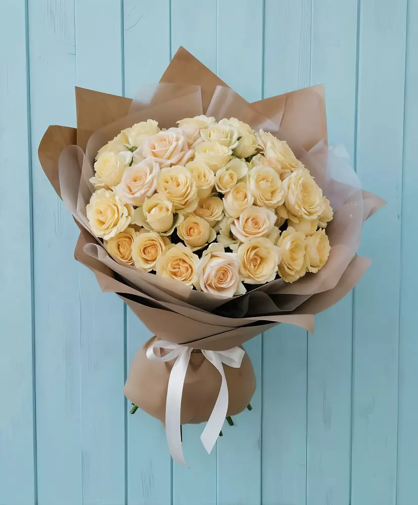 Букет Кремовое облако в Поповскую